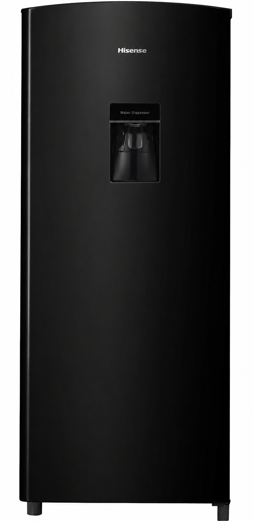 Refrigerador Hisense de 173 L con Congelador Interno, Dispensador de Agua, Iluminación LED y Deshielo Semiautomático