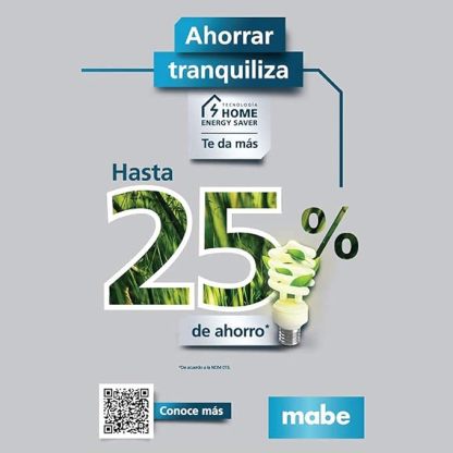 Refrigerador Automático 360 L Inoxidable Mabe - RME360FDMRX0