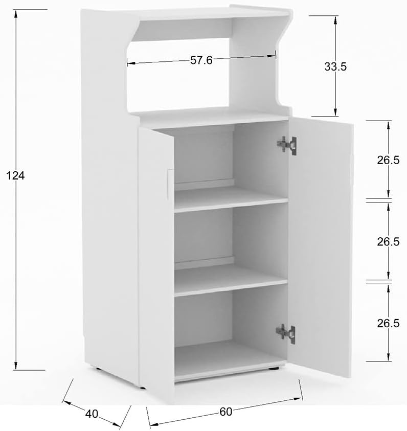 Nuuk Concept Alacena p/Microondas Mueble p/Cocina