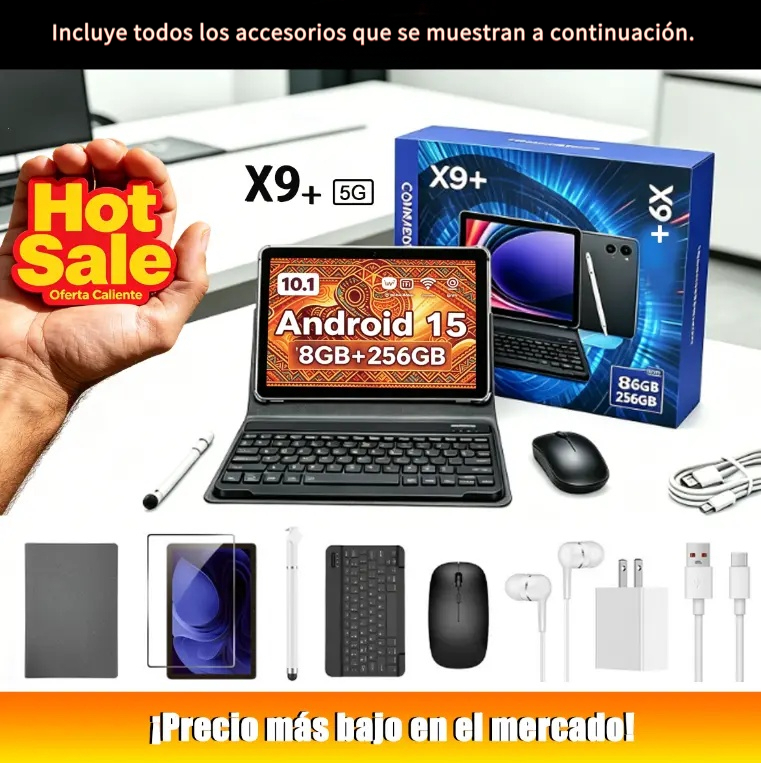 Tablet Accesorio original incluido | Regalo con tu compra | 10.1" Tablet Android 15