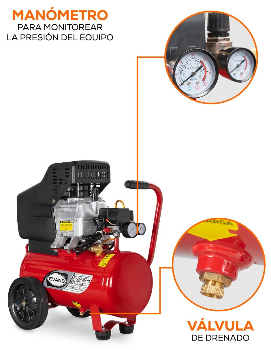 Compresor Evans 2 hp