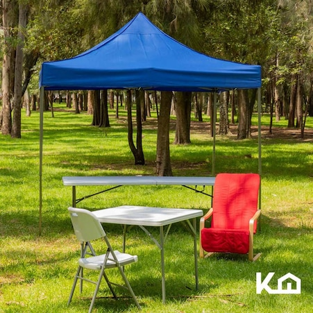 Toldo Carpa Impermeable Plegable Acero 2x2 M Bolsa