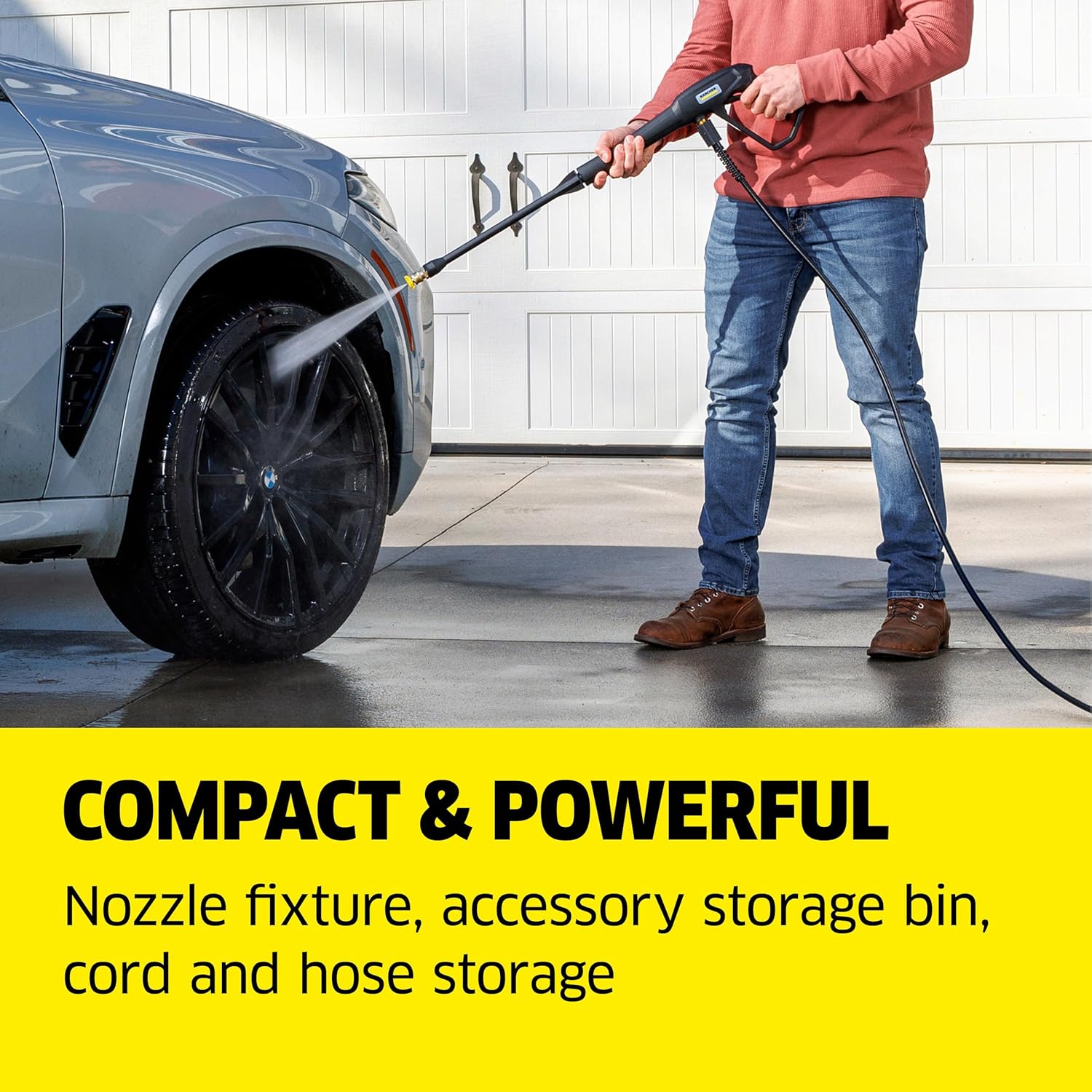 Karcher - Máquina limpiadora eléctrica a presión, K1700, Amarillo