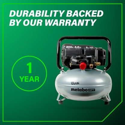 Metabo HPT Compresor de Aire | THE TANK | 200 PSI | 6 Galones | Ec914S