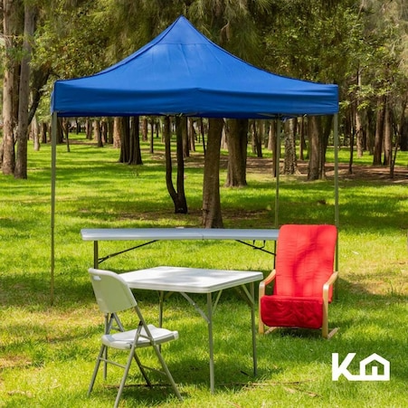 Toldo Carpa Impermeable Plegable Acero 2x2 M Bolsa