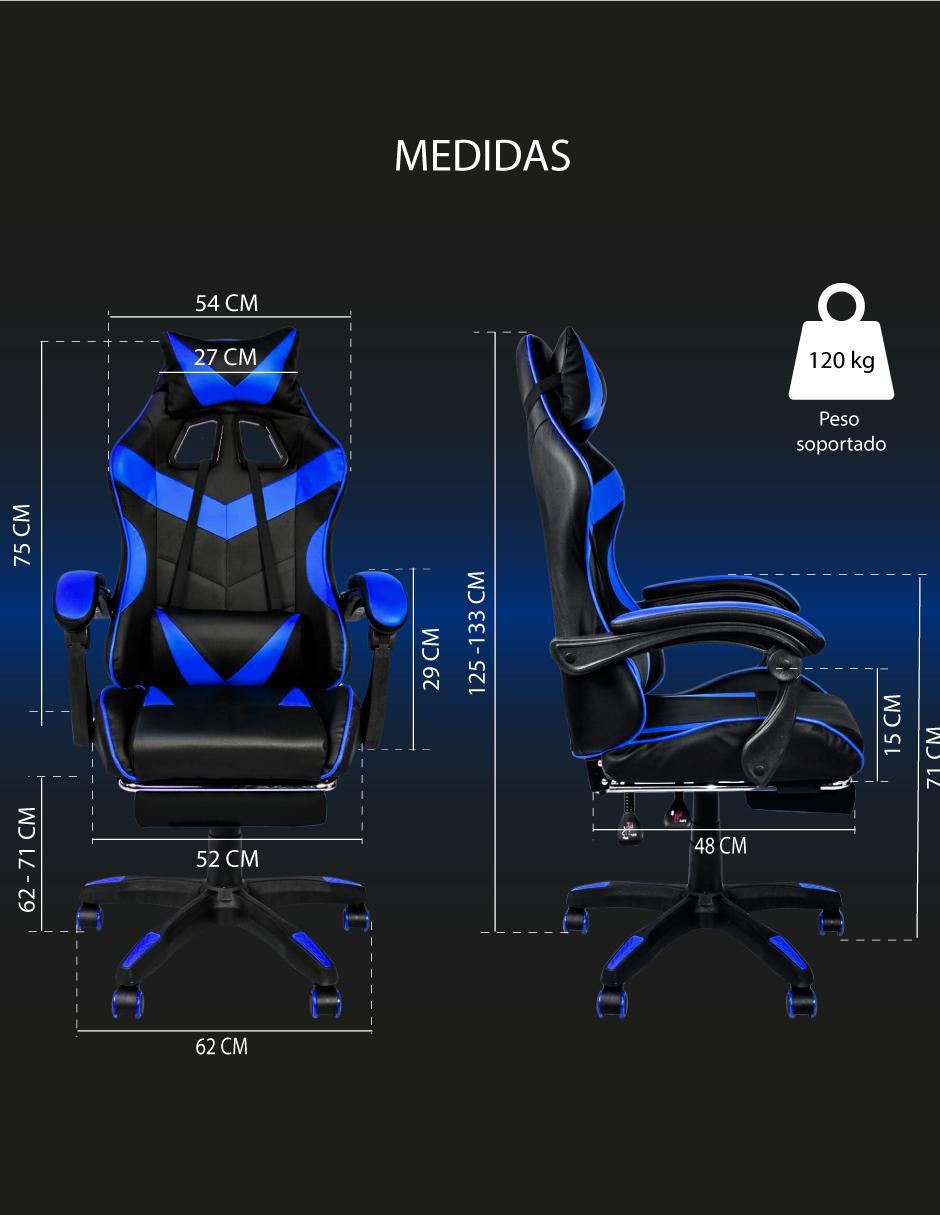 Silla gamer Titano Lumina 2