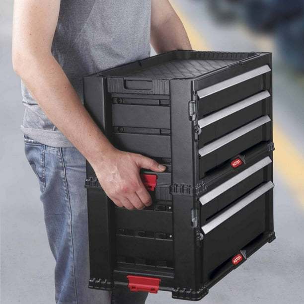 Caja de Herramientas Keter Modular con 5 Cajones