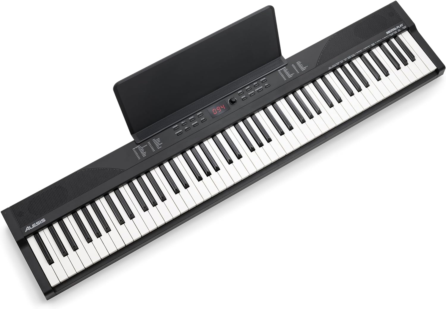 Alesis Melody 61 - Piano eléctrico con 61 teclas, Teclado Musical con altavoces, audífonos, micrófono, soporte para piano, atril y taburete