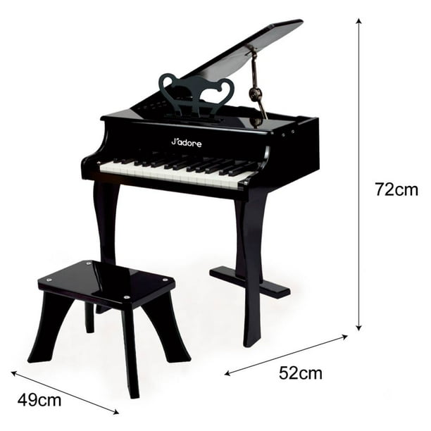 Piano de Madera J'adore NEGRO