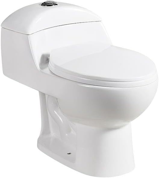Esatto Paquete Mueble Bleu y Sanitario WC-002 Espejo Gratis (Siberia (Blanco) Monomando Negro)