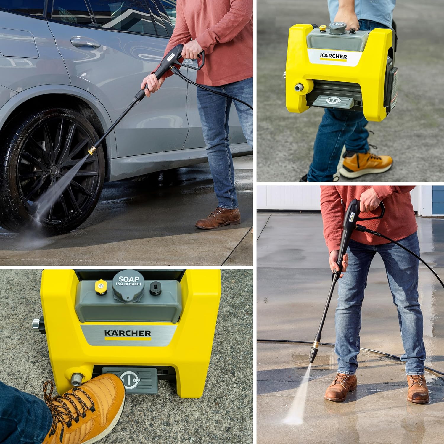 Karcher - Máquina limpiadora eléctrica a presión, K1700, Amarillo