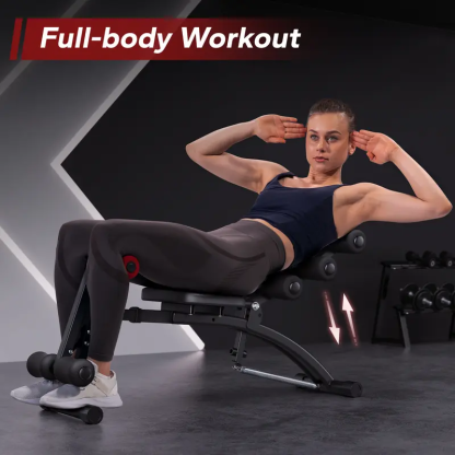 Banco de pesas ajustable para entrenamiento de cuerpo completo