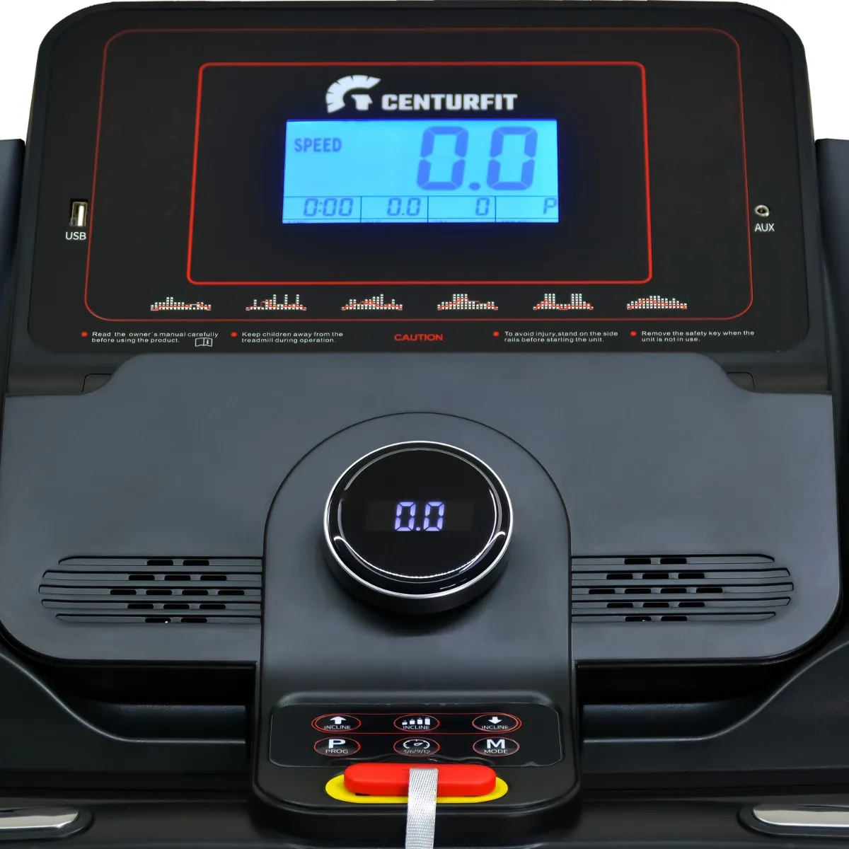 Caminadora Electrica Pro 3.5 Hp Inclinacion Automatica Color Negro