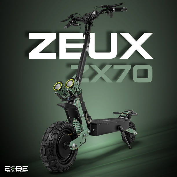 Scooter Electrico Plegable Premium 75 Km/h Full Luz Led