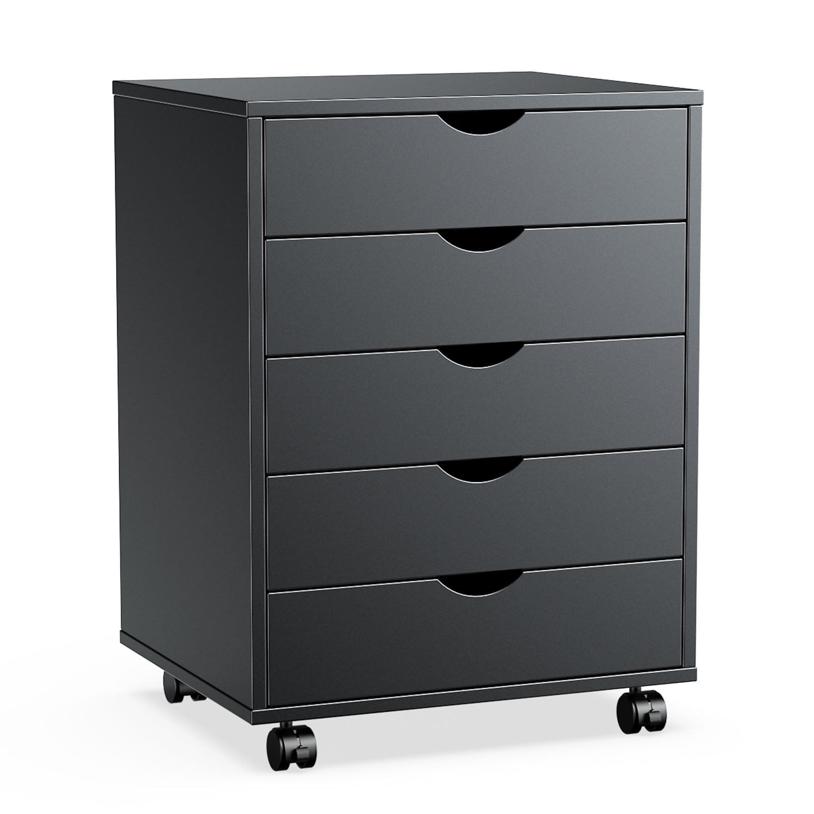 Cómoda EDX de 7 cajones: amplio armario de madera para organizar el dormitorio, el hogar y la oficina, color blanco