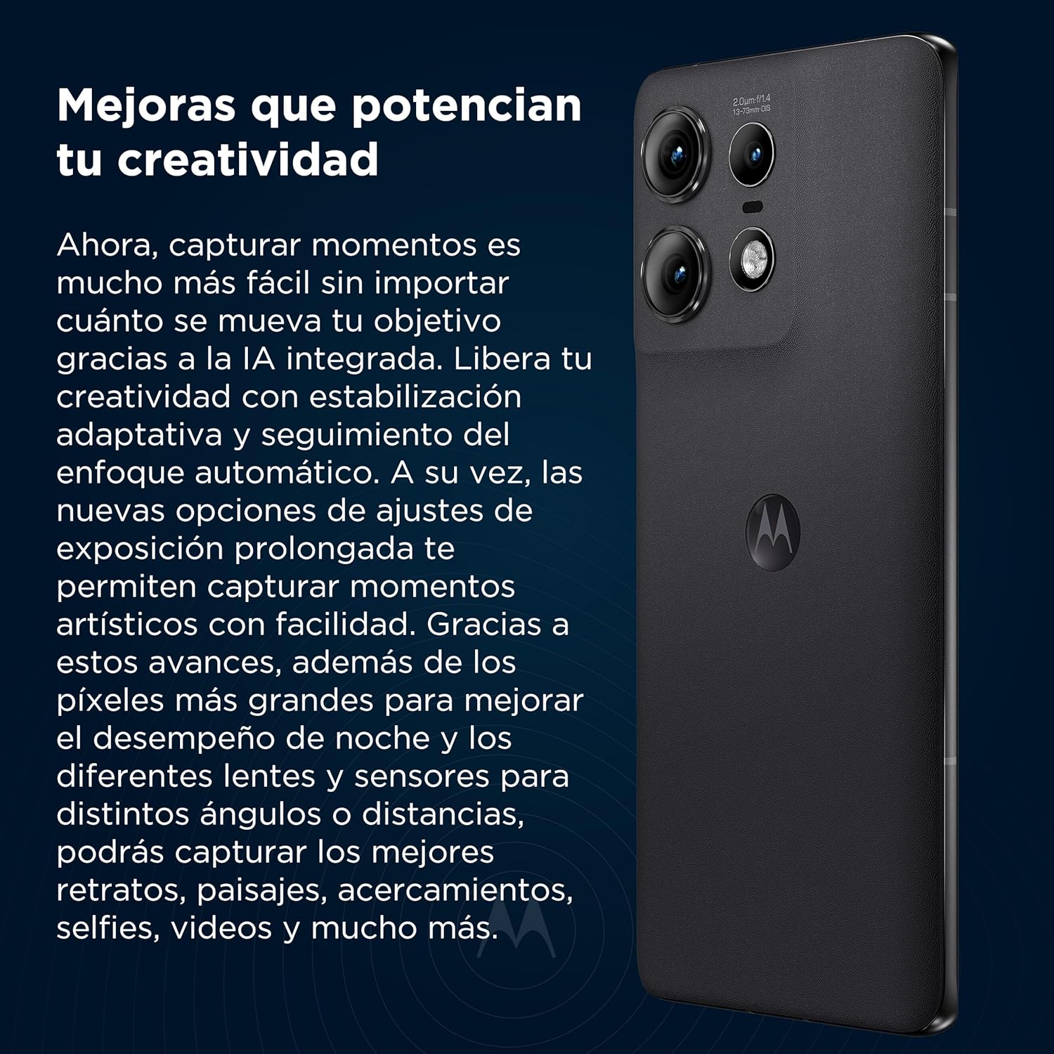 motorola Moto Edge 50 Pro - 512 GB Memoria, 12 GB RAM, Celular Desbloqueado, 1 Año de Garantía - Negro