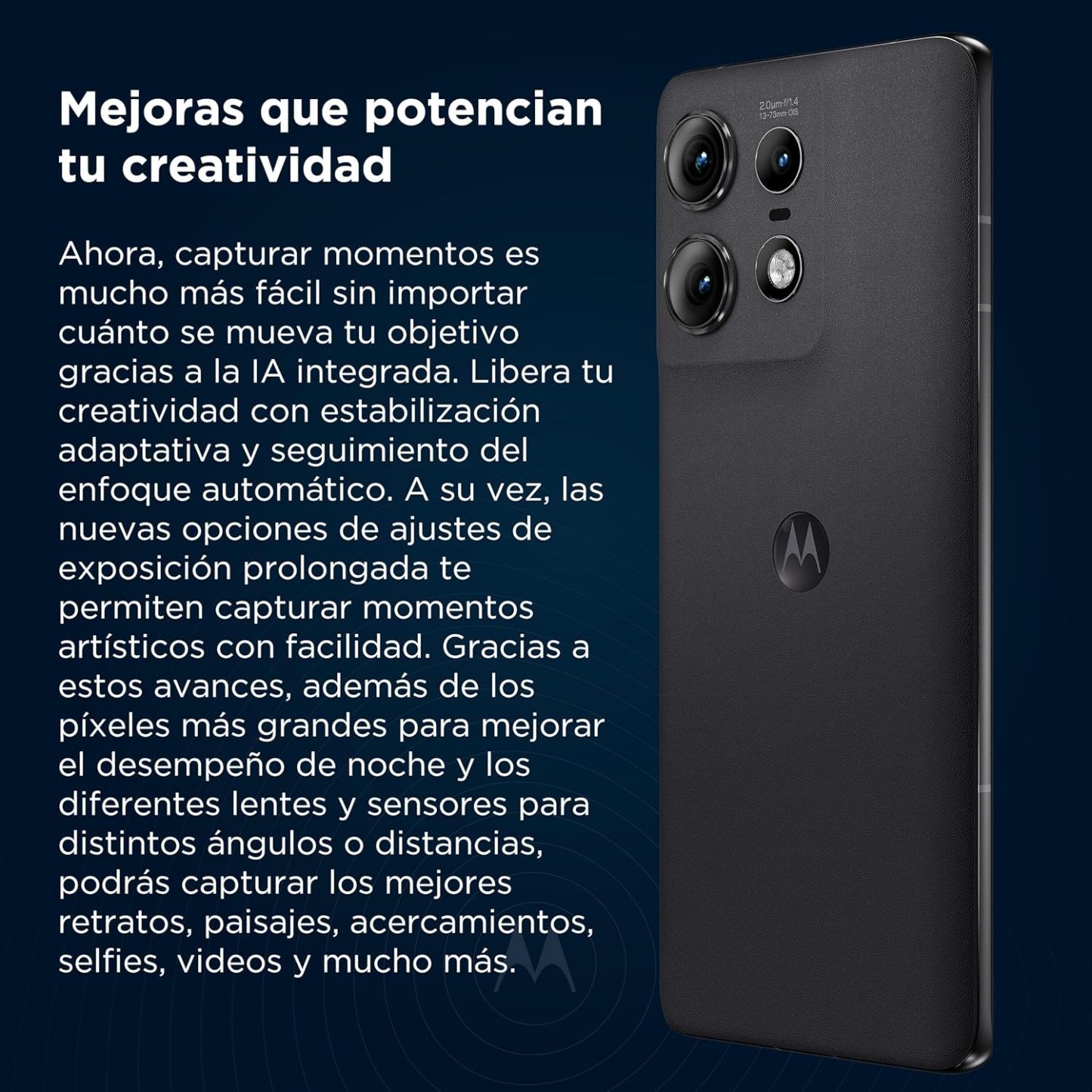 motorola Moto Edge 50 Pro - 512 GB Memoria, 12 GB RAM, Celular Desbloqueado, 1 Año de Garantía - Negro