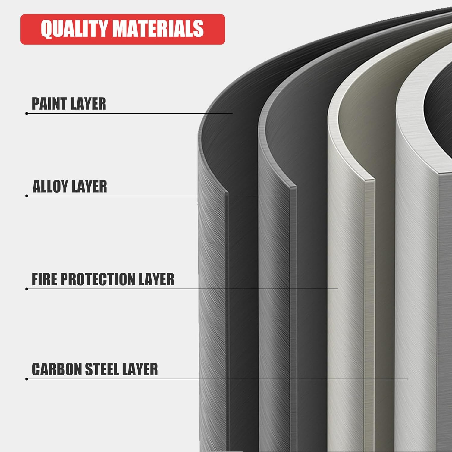 Estantería de almacenamiento para cochera, resistente – Estantes de 72 pulgadas de alto, estantes ajustables de metal de 5 niveles, estante de almacenamiento industrial para cochera, 16 pulgadas de