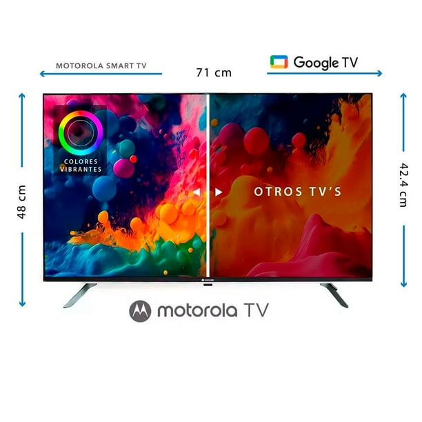 TV Motorola 32 Pulgadas HD Smart TV DLED MOT32HLE11