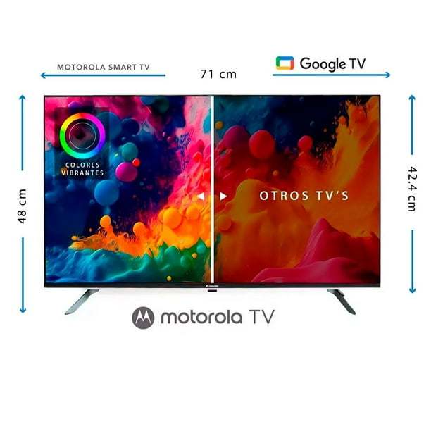 TV Motorola 32 Pulgadas HD Smart TV DLED MOT32HLE11