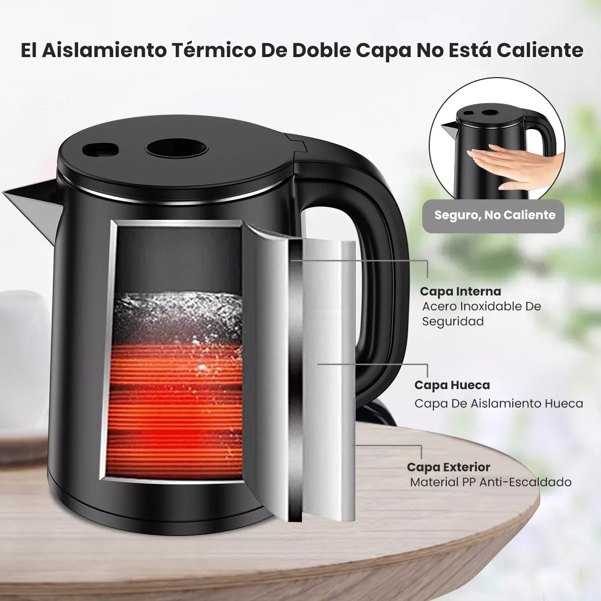 Dispensador eléctrico de agua fría y caliente botella de agua oculta-----Llave hexagonal en forma de copo de nieve