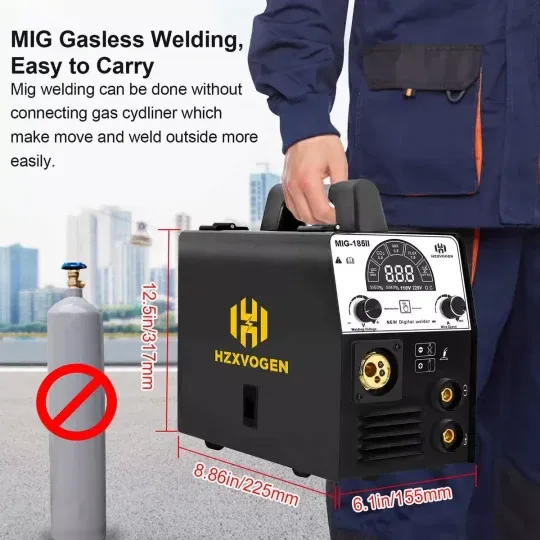 Soldadora 4 En 1 Hzxvogen Mig Gas No Gas Tig Mma 110v/220v