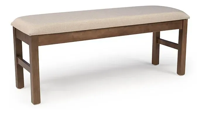 Comedor Calabria Con 4 Sillas Y 1 Banca Mobelo Beige