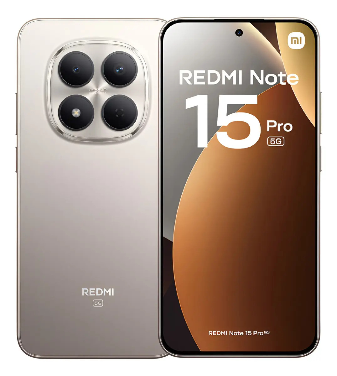 Xiaomi Redmi Note 15 Pro 5g 256 gb + 8 gb de RAM, edición titanio, doble SIM, doble modo de espera