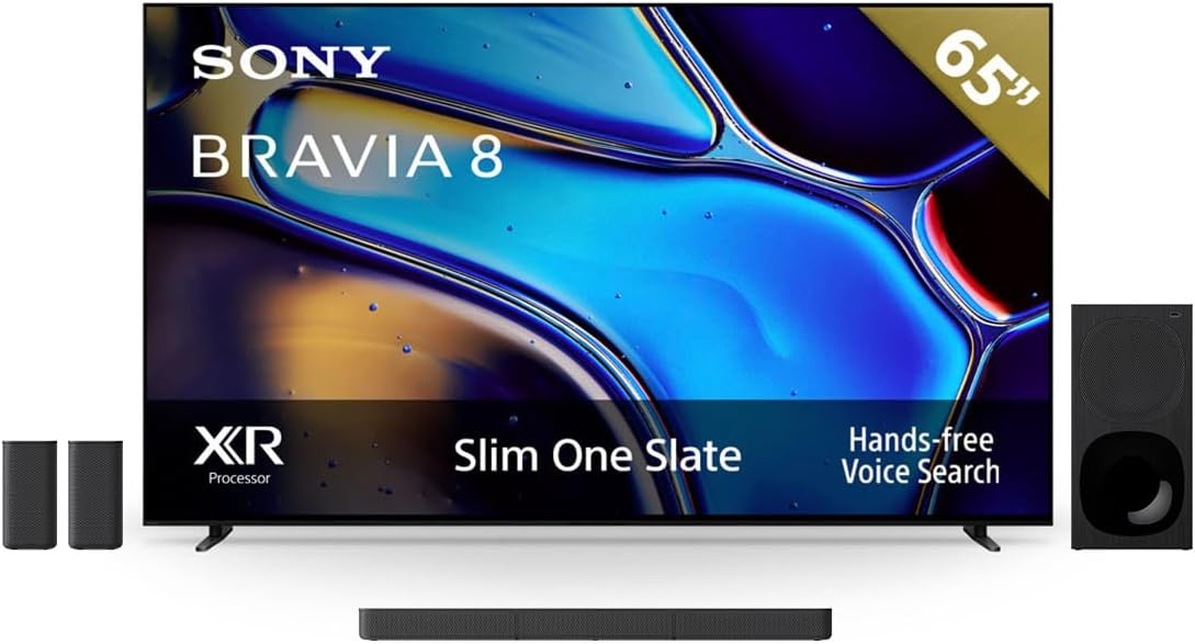 Sony BRAVIA 8 Pantalla 77” OLED con Procesador XR 4K Ultra HD Google