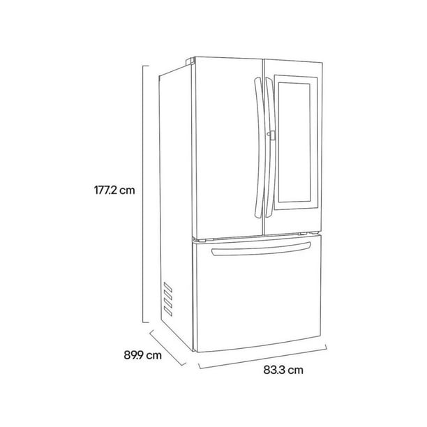 Refrigerador Instaview™ French Door 25 pies GM25BQS LG...
