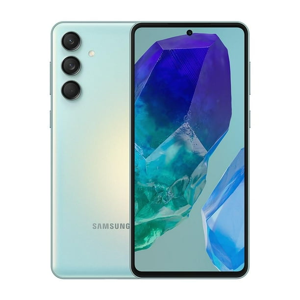 Smartphone Samsung Galaxy M55 5G 8GB RAM 128GB ROM Verde Claro Desbloqueado