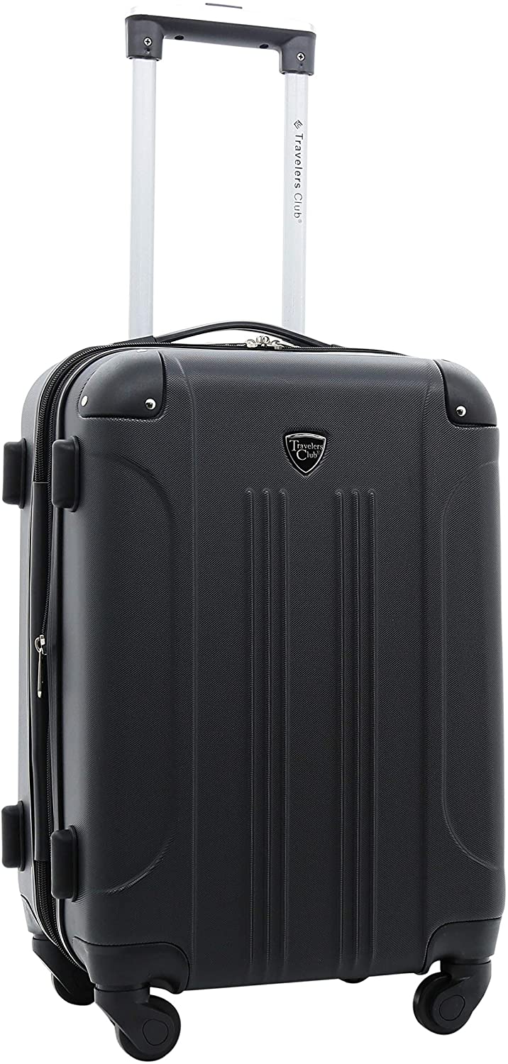 Equipaje giratorio extensible duro de Travelers Club Chicago-----Máscara para ojos