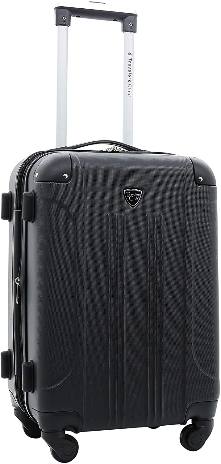 Equipaje giratorio extensible duro de Travelers Club Chicago-----Máscara para ojos