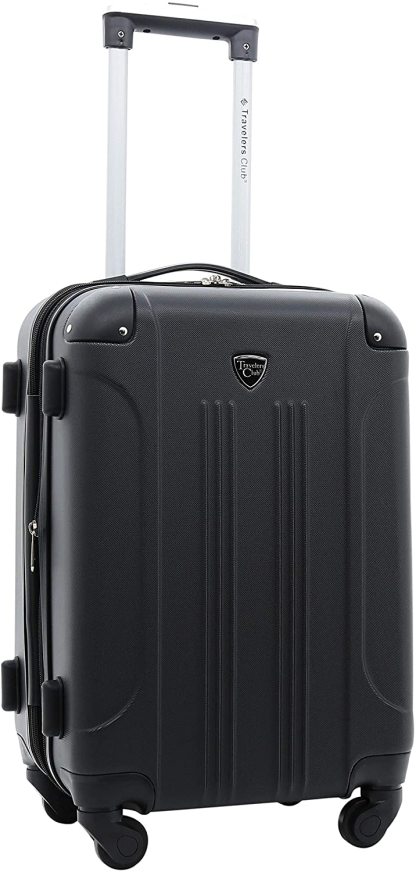 Equipaje giratorio extensible duro de Travelers Club Chicago-----Máscara para ojos