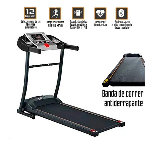 Caminadora Motor 1.5 Hp Electrica Fitness Centurfit