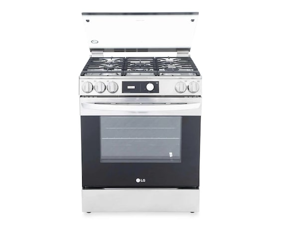 Estufa LG de Piso 30" con 5 Quemadores de Gas LRGL5841S