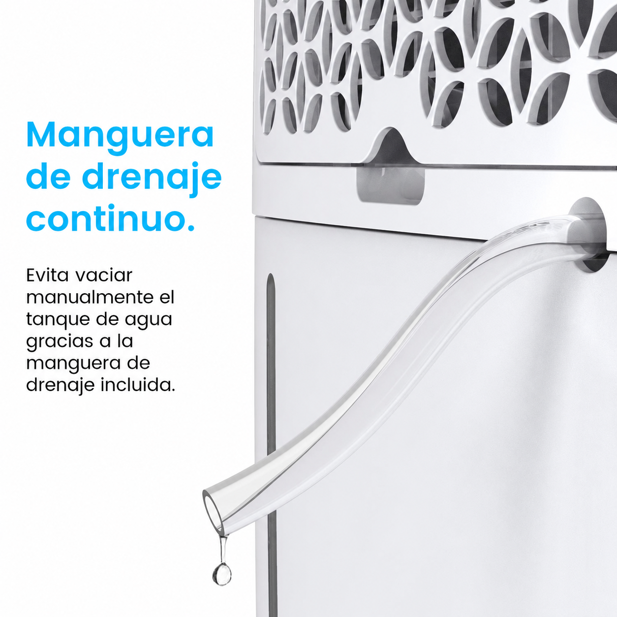 Pro Breeze Deshumidificador 50 Pintas (20 L), Compresor, Depósito Extraíble, Desagüe Continuo, Pantalla Digital, 4 Modos y Temporizador 24 h, para Habitaciones Grandes y Sótanos