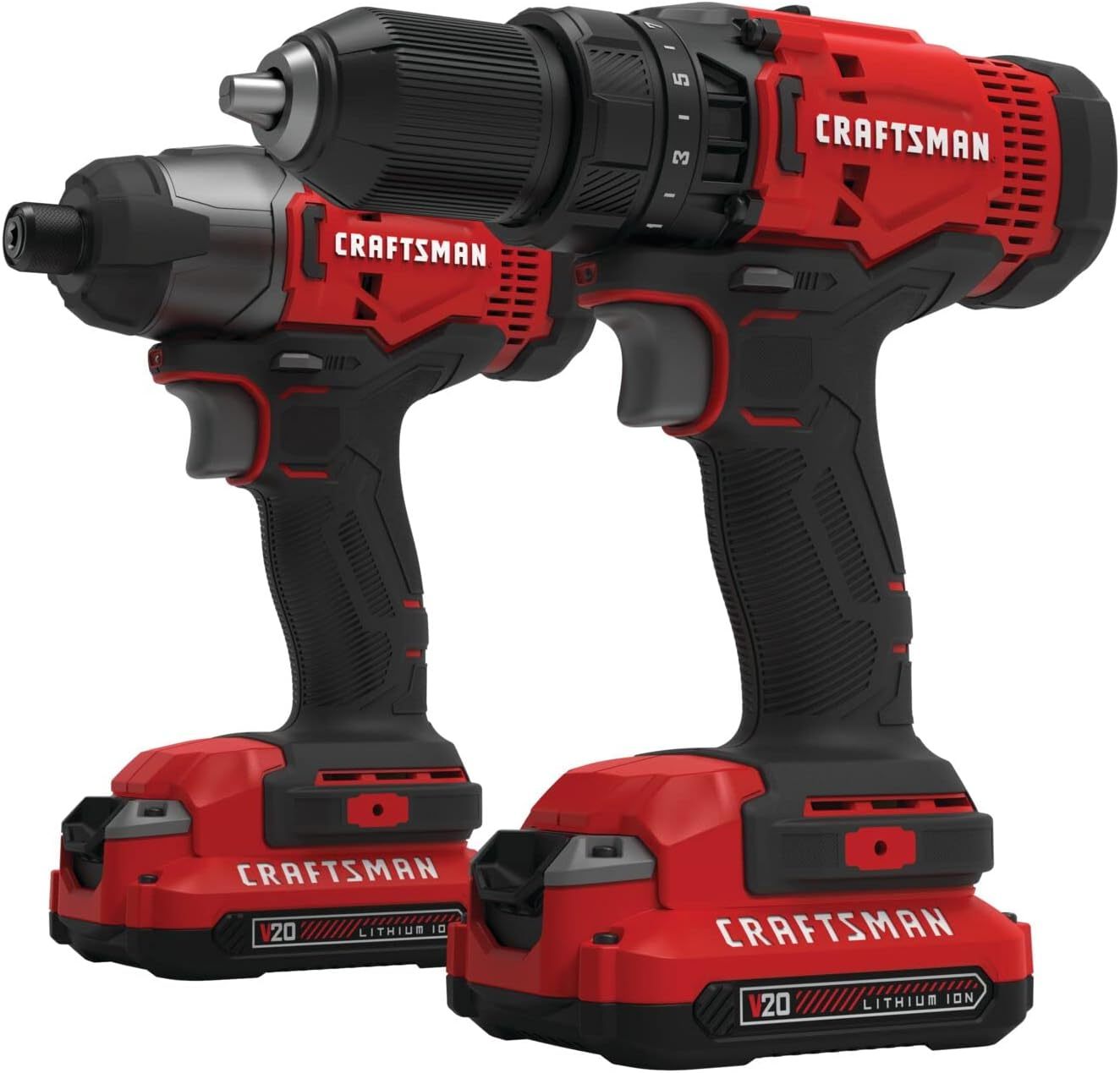 CRAFTSMAN Kit de Herramientas 20V Inalambricas con Taladro Atornillado