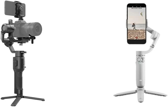 Dji Ronin-SC - Estabilizador de cámara, cardán de Mano de 3 Ejes para cámaras DSLR y sin Espejo, Carga útil de hasta 4.5 Libras, diseño Ligero, filmación cinemática, Color Negro