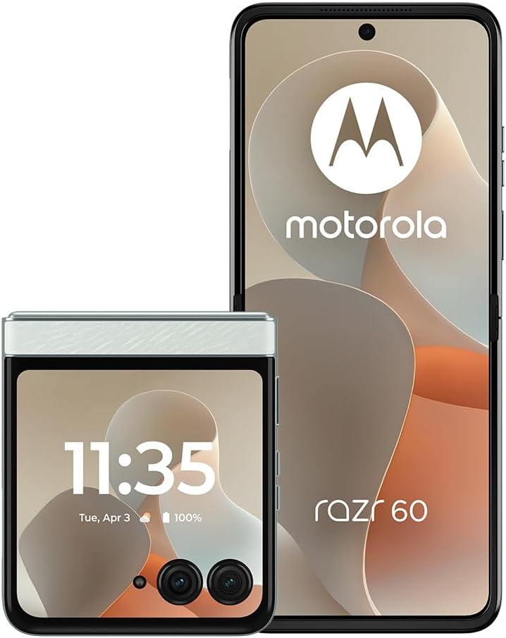 Motorola RAZR 60, (12GB RAM/512GB), 50MP, Celular Desbloqueado, Color Blanco