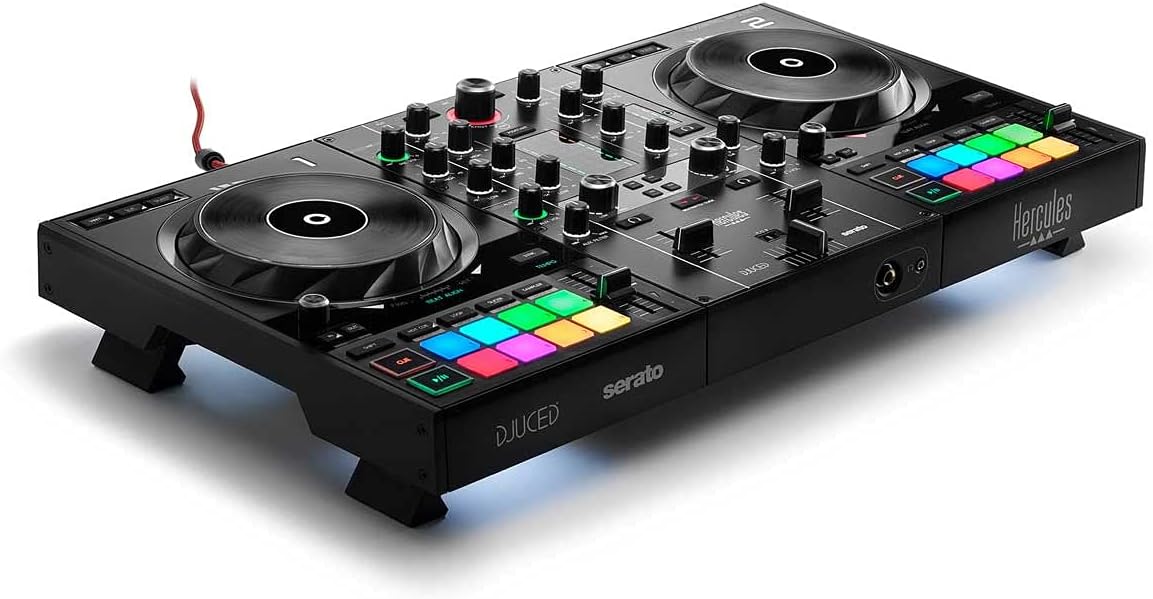 Hercules DJControl Inpulse 500: Controlador USB DJ de 2 pisos para Serato DJ y DJUCED (incluido)