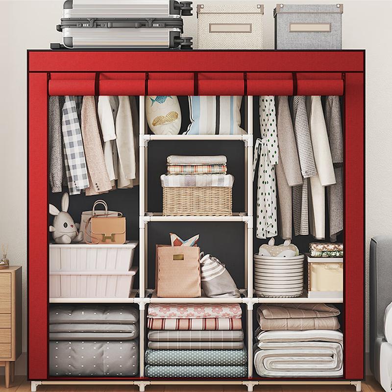 LERFM Closet Armable Ropero Rack Guardaropa Recamara Organización, Bonito, Práctico Y Resistente. Armario Plegable Organizador de Ropa,navidadRebajas de fin de año,Dazy ,Sheglam