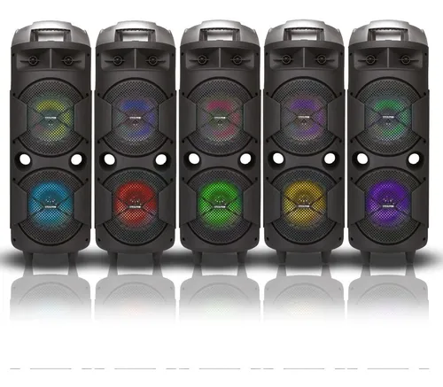 Bocina Portátil Steelpro Bazzoka 200W, Bluetooth, Karaoke,