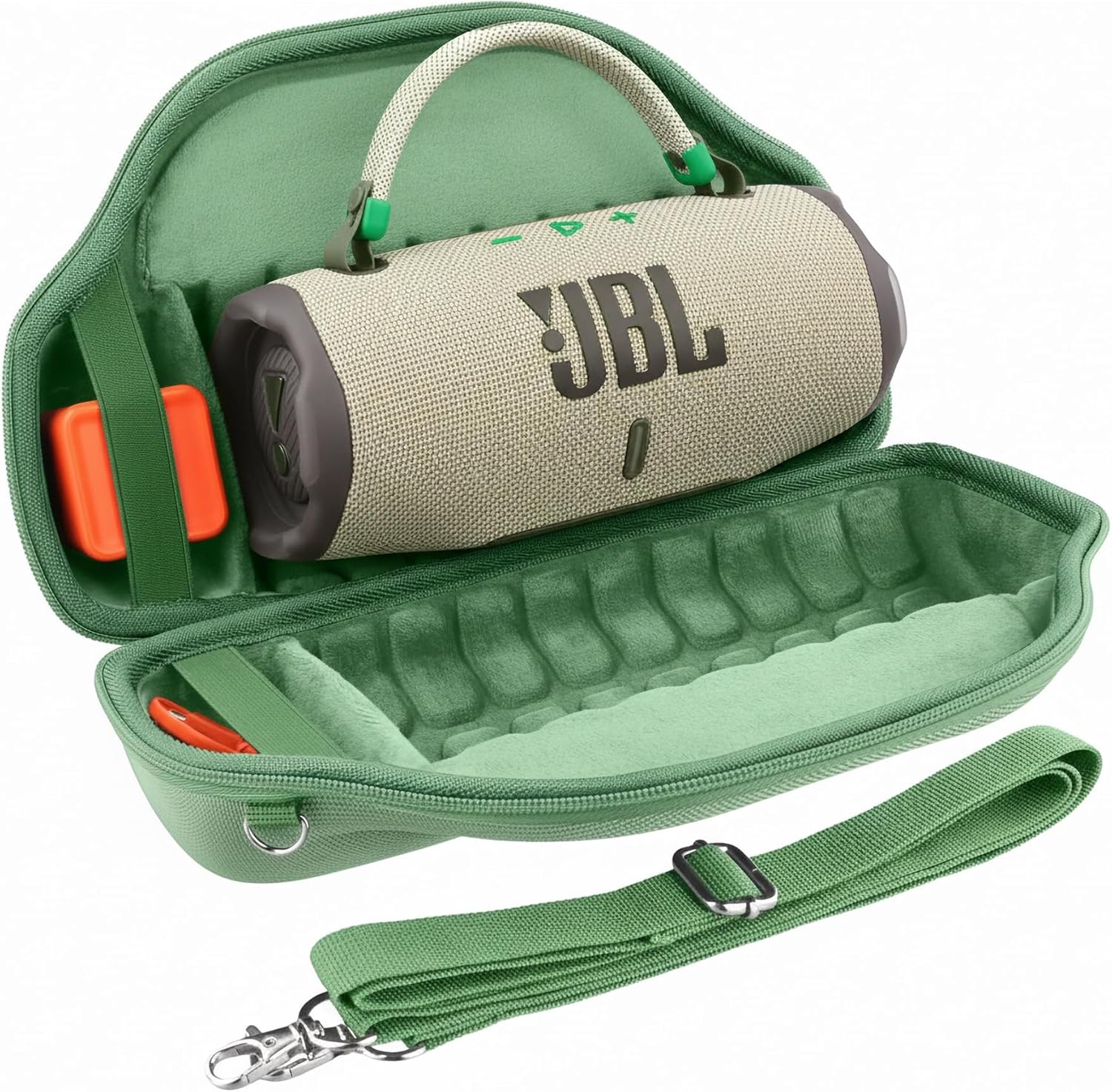 JBL Charge 6 Altavoz Bluetooth portátil (negro) | IP68 impermeable, a prueba de polvo y DropProof, audio inalámbrico para exteriores | 28 horas de reproducción + paquete de estuche de viaje