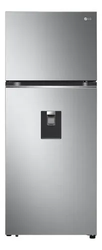 Refrigerador con freezer inverter LG Top Freezer VT40WP color plata platino con capacidad de 396L