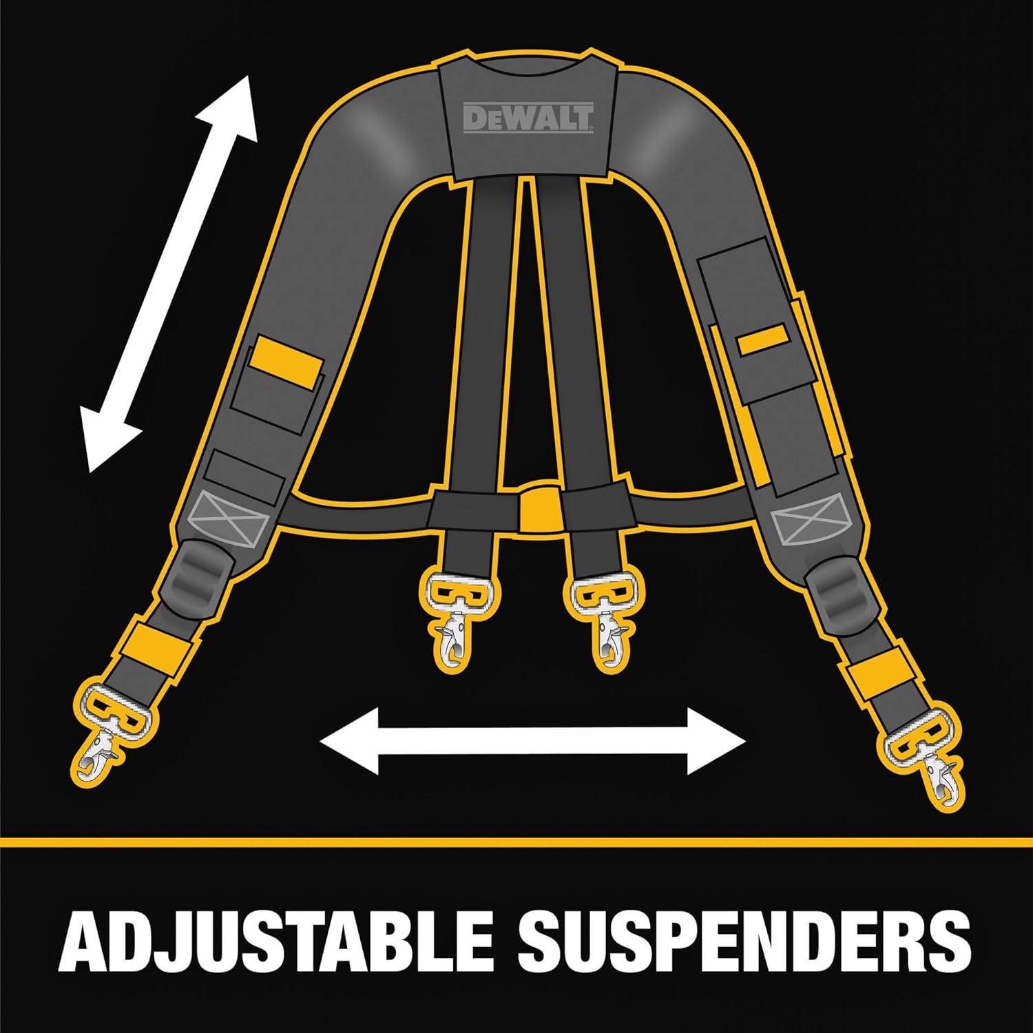 DEWALT Cinturón y Bolsas con Tirantes (DWST540602)