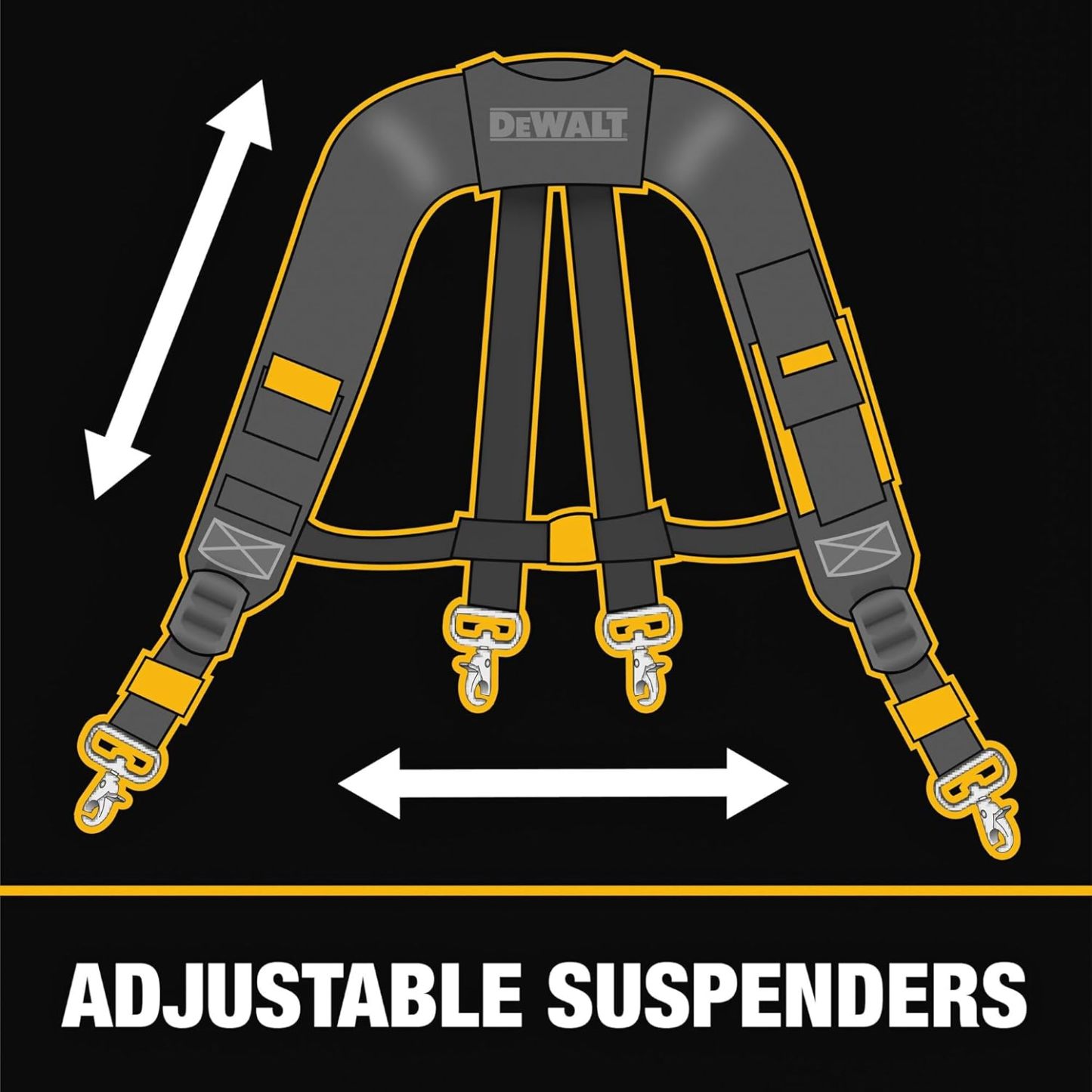 DEWALT Cinturón y Bolsas con Tirantes (DWST540602)