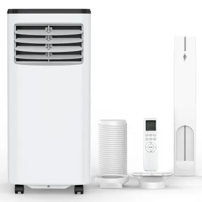 ❄️ Aire Acondicionado Portátil 8000/10000 BTU | Climatizador Portátil para 350–450 ft² | Control Remoto | Pantalla LED | 4 Modos | Temporizador 24H | Fácil Instalación | Hogar y Oficina 💨