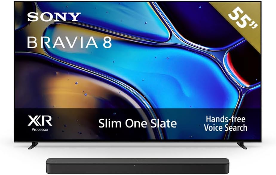 Sony BRAVIA 8 Pantalla 77” OLED con Procesador XR 4K Ultra HD Google