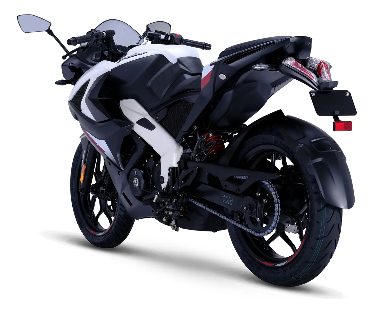 Motocicleta Bajaj Pulsar Rs 200 Blanca